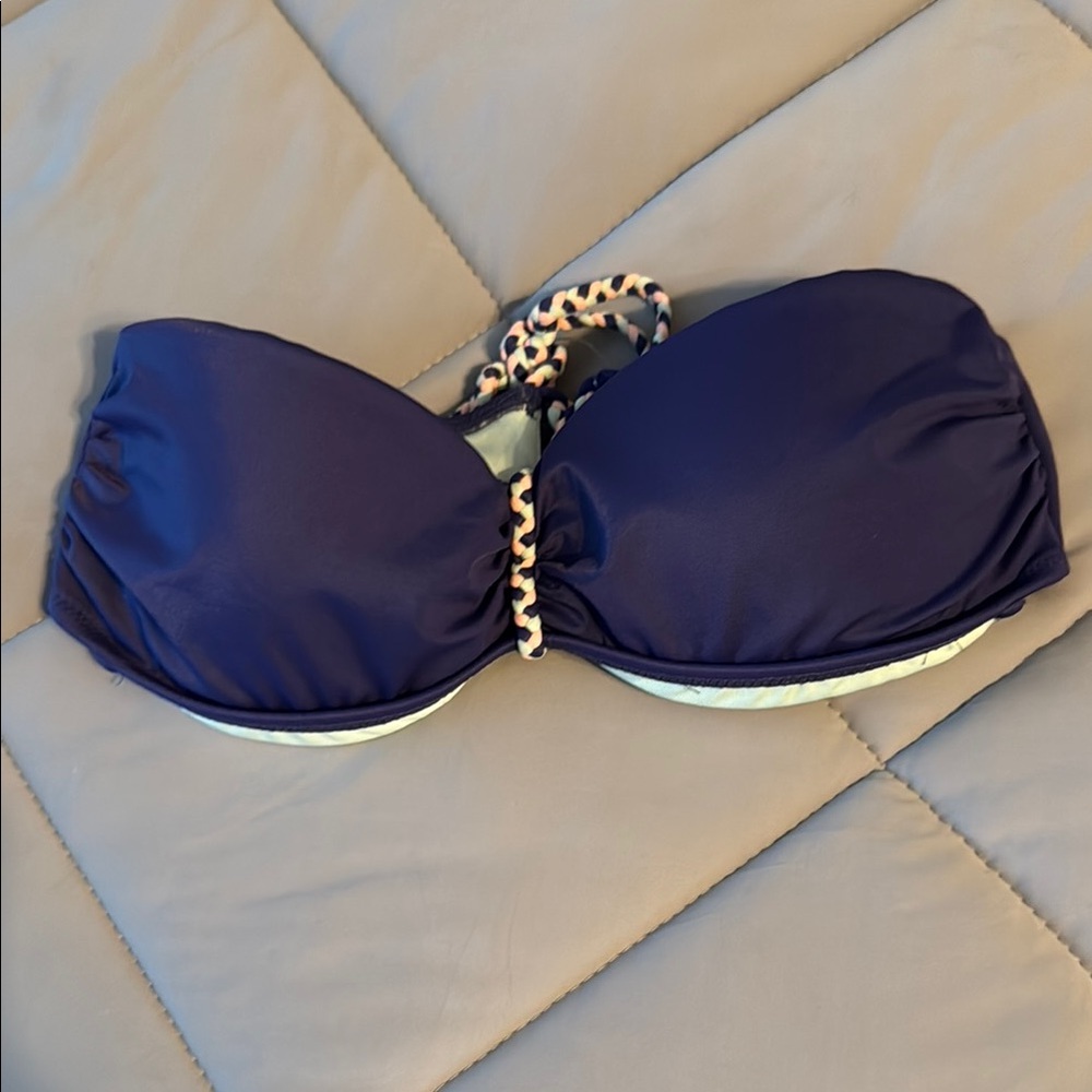 Victoria's Secret Dark Blue Bikini Top